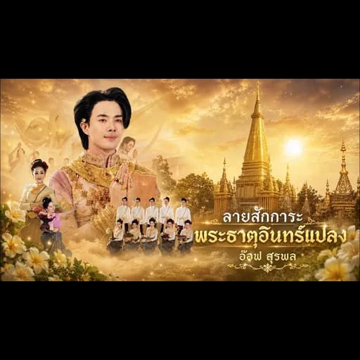 ลายสักการะ พระธาตุอินทร์แปลง
