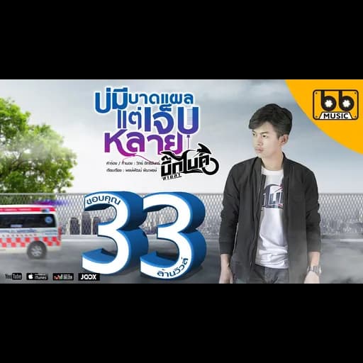 บ่มีบาดแผลแต่เจ็บหลาย