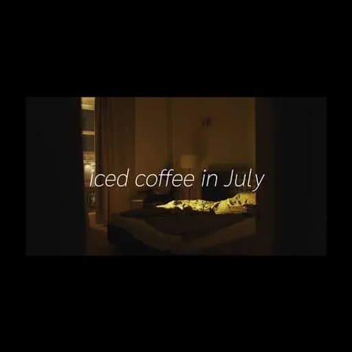 iced coffee in July