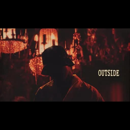 Outside