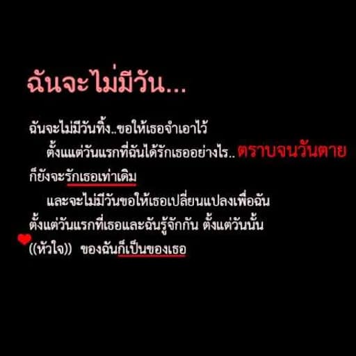ฉันจะไม่มีวัน