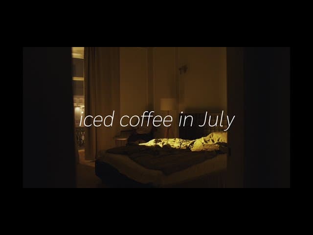 iced coffee in July