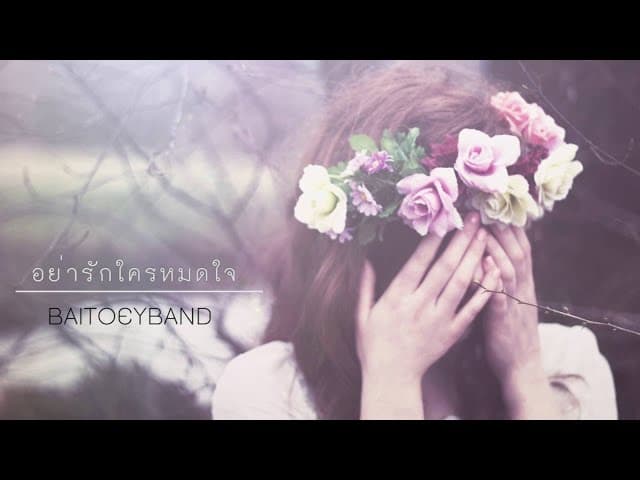 อย่ารักใครหมดใจ