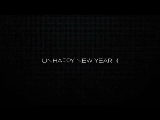 UNHAPPY NEW YEARS