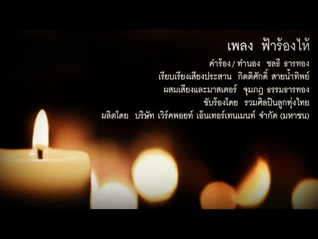 ฟ้าร้องไห้ (รวมศิลปินลูกทุ่ง)