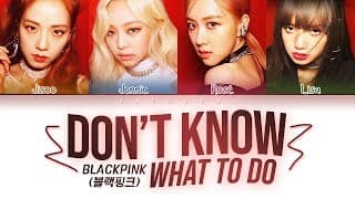 Don’t Know What To Do - BLACKPINK